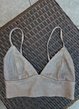 Brassière paillettes été femme, brand: Stradivarius, condition: New without tags, size: M / 38 / 10, €7.00, €8.05 includes Buyer Protection Pro