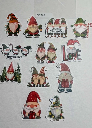 12 stickers de Noël-N°325, marque: Stickers, état: Neuf sans étiquette, 1,00 €, 1,75 € Protection acheteurs incluse