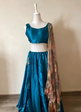 Lehenga Bleu, brand: Seya Design, condition: New without tags, size: S / 36 / 8, €62.90, €66.75 includes Buyer Protection