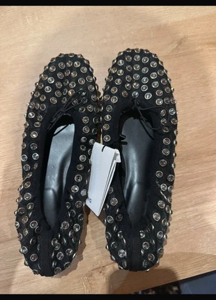 Bailarina tachuela negra Mango, marca: Mango, estado: Nuevo con etiquetas, tamaño: 38, 30,00 €, 32,20 € Protección al comprador incluida