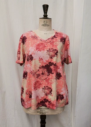 Tee-shirt en coton Damart, marque: Damart, état: Très bon état, taille: XXXL / 46 / 18, 6,00 €, 7,00 € Protection acheteurs incluse