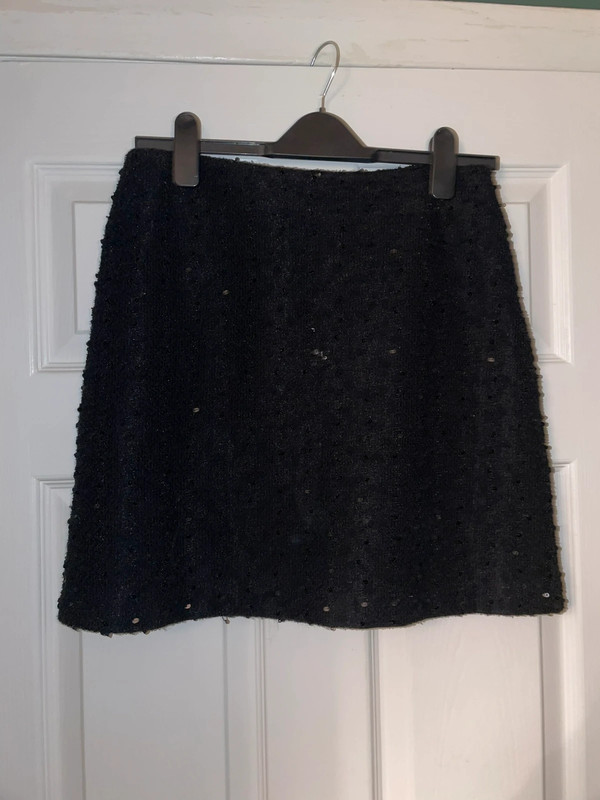 Black Sequin Oasis Mini Skirt | Vinted