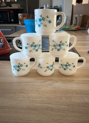 Tasse archipel myosotis, brand: Arcopal, condition: Very good, €6.00, €7.00 includes Buyer Protection