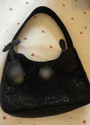 Sac à main noir strass, condition: New without tags, €13.00, €14.35 includes Buyer Protection