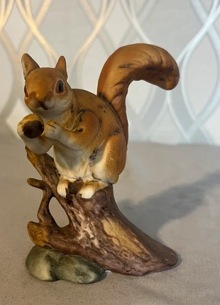 Squirrel On Branch Ceramic Animal Figurine, condition: Very good, £3.00, £3.85 includes Buyer Protection