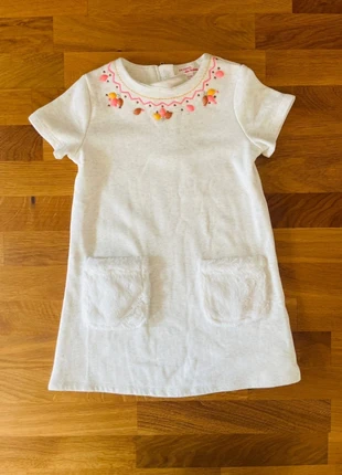 Robe fille Du Pareil Au Même 6 ans (116 cm) Manches courtes, poches doublées, perles décoratives, marke: Du Pareil au Même, zustand: Sehr gut, größe: 6 Jahre / 116, 20,00 €, 21,70 € inklusive Vinted-Käuferschutz