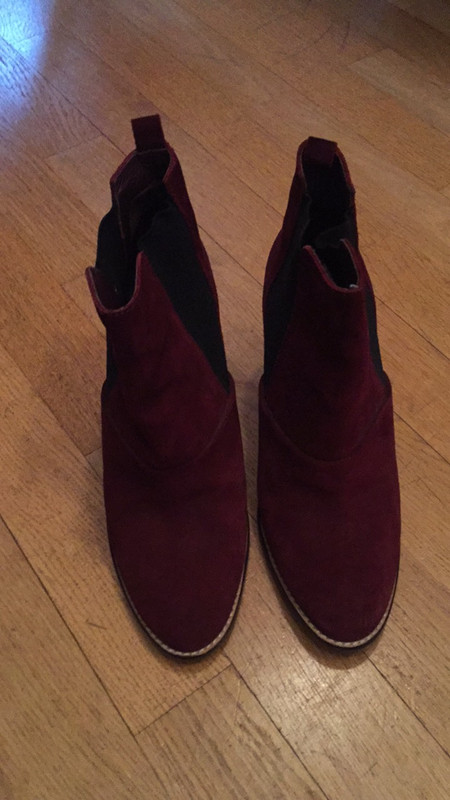 Boots Vanessa Bruno Bordeaux T39 Vinted