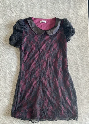 Robe dentelle noire et violette Yessica taille 42, marque: Yessica, état: Très bon état, taille: XL / 42 / 14, 4,00 €, 4,90 € Protection acheteurs incluse