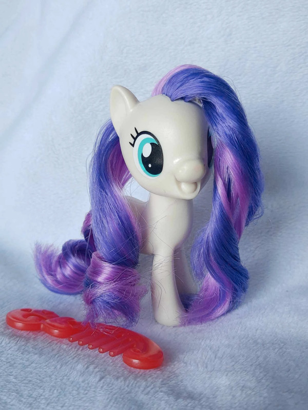 My Little Pony G4 Movie kucyk do czesania Bon Bon / Sweetie Drops z grzebieniem 4