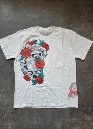 studded Ed Hardy type shirt, marque: real vintage, état: Très bon état, taille: XXL, 8,00 €, 9,10 € Protection acheteurs incluse