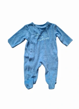 Pyjama chaud bleu TEX Baby Basic Make the future awesome 0 mois naissance, brand: TEX, condition: Very good, size: Newborns / 44 cm, €2.00, €2.80 includes Buyer Protection