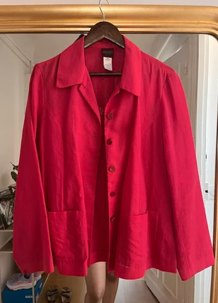 Veste en lin Kenzo, marque: Kenzo, état: Très bon état, taille: XL / 42 / 14, 85,00 €, 89,95 € Protection acheteurs incluse