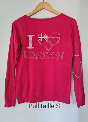 Pull Rose Taille S Camaïeu, marque: Camaïeu, état: Bon état, taille: S / 36 / 8, 3,00 €, 3,85 € Protection acheteurs incluse