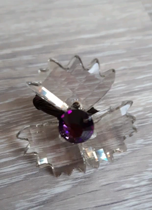 Bague artisane cristaux , merk: Créateur, staat: Heel goed, maat: 50.6 mm / 16.1 mm Ø, € 5,00, € 5,95 inclusief Kopersbescherming