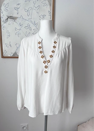 Blouse Garance Paris col mao, brand: Garance, condition: Very good, size: S / 36 / 8, €16.00, €17.50 includes Buyer Protection