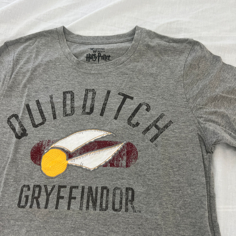 the wizarding world of Harry Potter Quidditch Gryffindor Tee 2