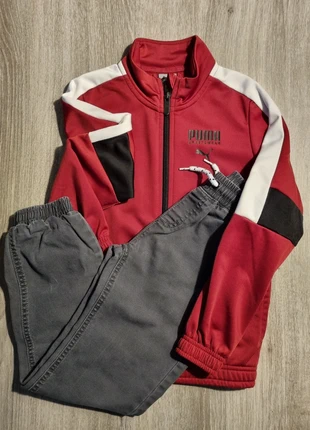 Veste puma + pantalon toile légère sans marque, marke: Puma, zustand: Sehr gut, größe: 8 Jahre / 128, 8,00 €, 9,10 € inklusive Vinted-Käuferschutz