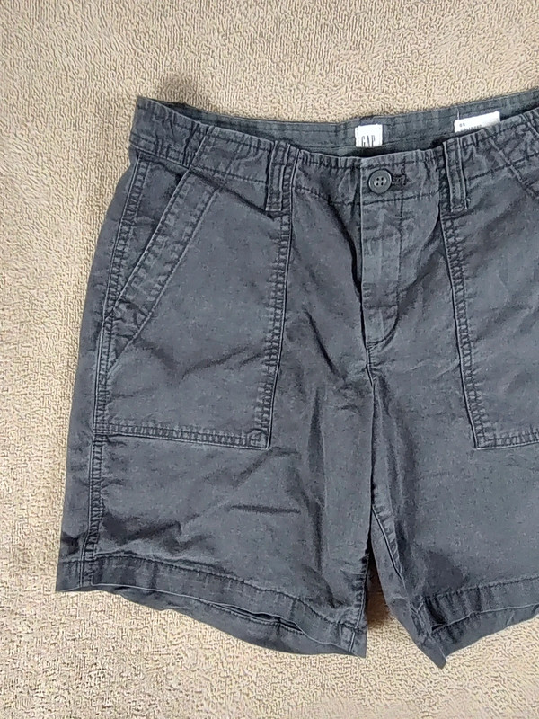 Gap Girlfriend Chino Shorts Gray 2