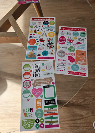 Happy planner stickers, marque: The Happy Planner, état: Bon état, taille: Prématuré, jusqu'à 44cm, 2,00 €, 2,80 € Protection acheteurs incluse