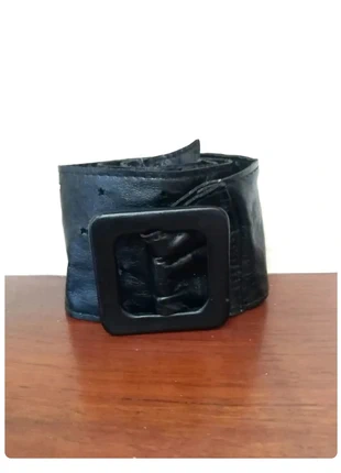 Ceinture noire femme décors étoiles, condition: Very good, size: 100 cm, €1.00, €1.75 includes Buyer Protection