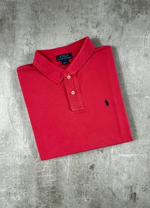 Polo Ralph Lauren Rouge | Logo brodé Noir | Taille XS | 100% Coton, brand: Ralph Lauren, condition: Very good, size: XS, €21.00, €22.75 includes Buyer Protection