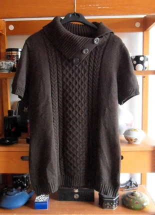 Pull en mailles femme, Canda, taille 38 M, marron, hiver, marca: Canda, estado: Muito bom, tamanho: M / 38 / 10, €4.70, €5.64 inclui Proteção do Comprador