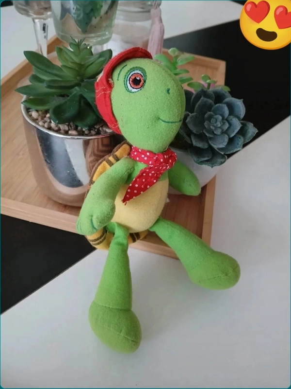Péluche doudou Franklin 🌿🎁 - photo numéro 2