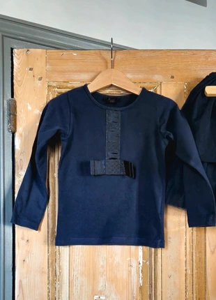 Tee-shirt de fête bleu marine Jacadi 4ans, merk: Jacadi, staat: Heel goed, maat: 4 jaar / 104 cm, € 5,00, € 5,95 inclusief Kopersbescherming