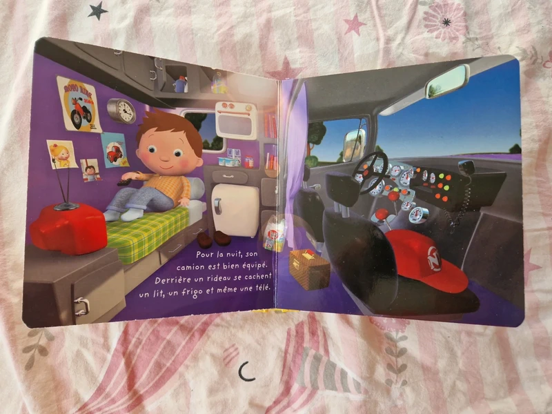 Livre Le gros camion de Simon collection petit garçon - photo numéro 3