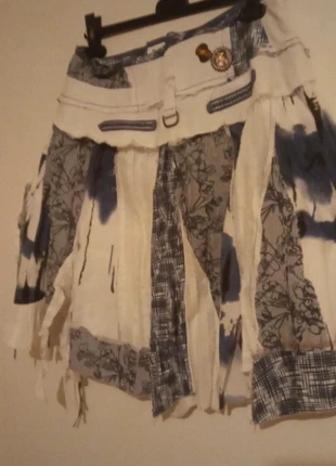 Jupe #Jupon divers tissus #patchwork #jupepatchwork, estado: Muy bueno, tamaño: L / 40 / 12, 11,00 €, 12,25 € Protección al comprador incluida