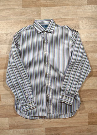 Chemise à manches longues Ralph Lauren vintage a rayures taille L, brand: Ralph Lauren, condition: Very good, size: L, €18.00, €19.60 includes Buyer Protection