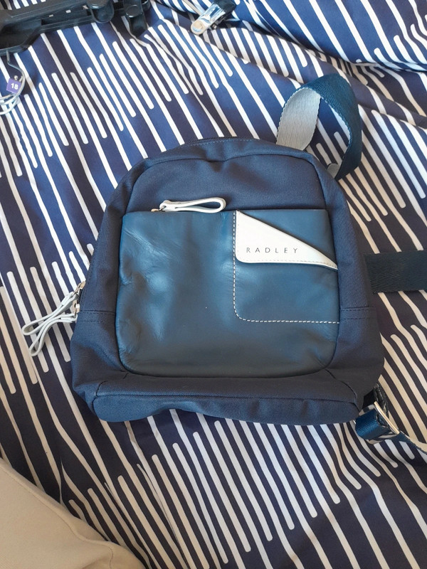 Radley cheap navy backpack