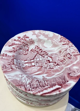 Assiettes creuses Luneville style anglais, marque: Luneville, état: Bon état, 5,00 €, 5,95 € Protection acheteurs incluse