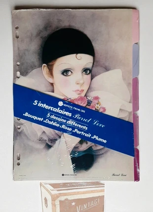Intercalaires pierrot love Michel OKS éditions paris mira fujita vintage 80s rare neuf, brand: Pierrot love, condizioni: Nuovo con cartellino, €65.00, €68.95 include la Protezione acquisti