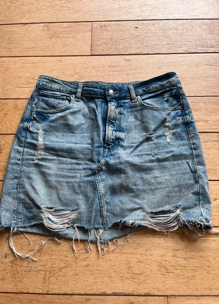 Mini jupe jeansy H&M, marca: H&M, estado: Bueno, tamaño: XXL / 44 / 16, 3,00 €, 3,85 € Protección al comprador incluida