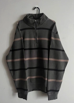 Jersey Vintage 90’s Half Zip Rayas, merk: Vintage Dressing, staat: Heel goed, maat: L, € 16,00, € 17,50 inclusief Kopersbescherming