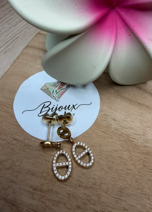 Boucle d’oreille Rosa, estado: Novo com etiquetas, €10.00, €11.20 inclui Proteção do Comprador Pro