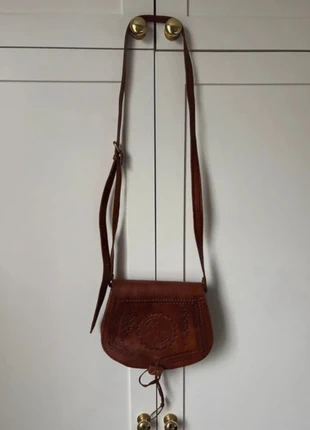 Leather handmade Moroccan crossbody bag, condition: Very good, £8.00, £9.10 includes Buyer Protection