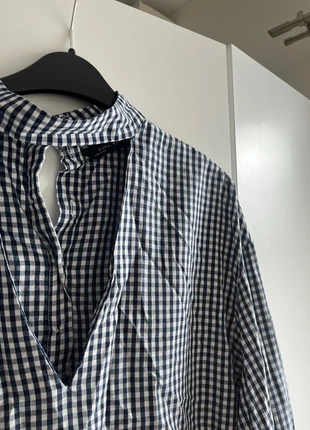 Joli chemisier vichy bleu marine Zara T.M, marque: Zara, état: Très bon état, taille: M / 38 / 10, 15,00 €, 16,45 € Protection acheteurs incluse