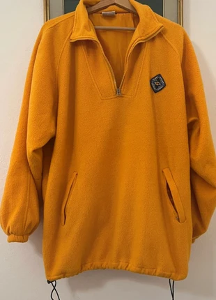 Vintage Tommy sport polar fleece pullover orange half zip size L, marque: Tommy Hilfiger, état: Très bon état, taille: L, 25,00 €, 26,95 € Protection acheteurs incluse
