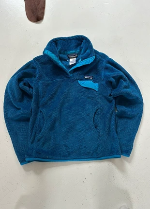 Patagonia Synchilla Snap-T Fleece Pullover – Blue | Women’s S, merk: Patagonia, staat: Goed, maat: S / 36 / 8, € 44,95, € 47,90 inclusief Kopersbescherming