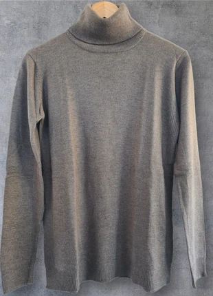 Pull long col roulé Taupe • Camaïeu • Taille 1 • Comme neuf, marke: Camaïeu, zustand: Neu, größe: S, 5,00 €, 5,95 € inklusive Vinted-Käuferschutz