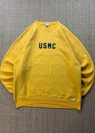 Russell Athletic crewneck jaune USMC print militaire USA 2000s XL mixte #0304, marke: Russell Athletic, zustand: Sehr gut, größe: XL, 34,65 €, 37,08 € beinhaltet Vinted-Käuferschutz Pro