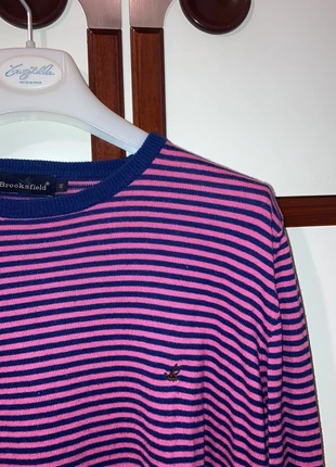 Maglioncino rosa a righe blu, pullover maglione vintage fucsia , brand: Brooksfield, condizioni: Ottime, taglia: XL / IT 46 / EU 42, €12.00, €13.30 include la Protezione acquisti