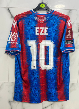 Crystal Palace F.A Cup Final 2025 Home Shirt EZE #10 - Large, brand: Macron, condition: New with tags, size: L, £23.00, £24.85 includes Buyer Protection