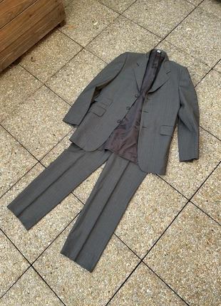 Ensemble de costume blazer et pantalon Rykiel vintage (rare) gris, brand: Rykiel, condition: Good, size: S, €22.00, €23.80 includes Buyer Protection