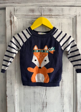 Lily&Jack Striped Fox Jumper - 6-12 months, brand: Lily & Jack, condition: Very good, size: 6-9 months / 68 cm, £1.50, £1.92 includes Buyer Protection