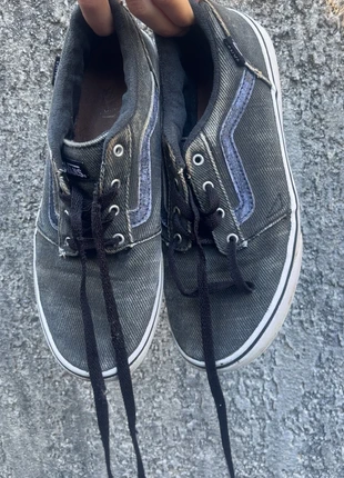 Vans Chapman Stripe grises & noires – Taille 38 (US Youth 6), marque: Vans, état: Bon état, taille: 38, 5,50 €, 6,48 € Protection acheteurs incluse