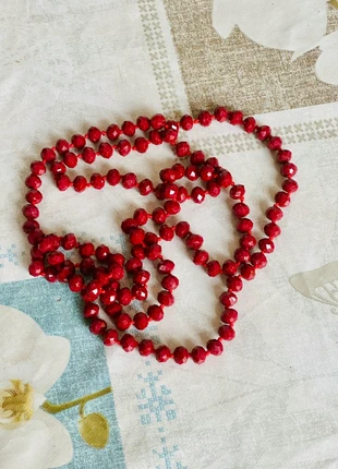 Collana color bordó lunga 60 cm e versatile, zustand: Sehr gut, 5,00 €, 5,95 € inklusive Vinted-Käuferschutz