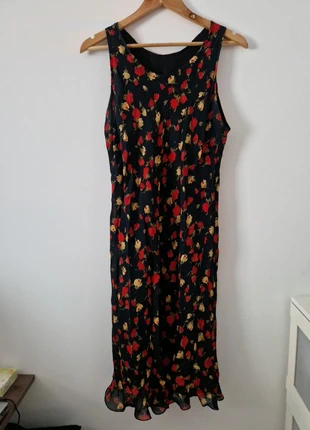 1990s flower dress, marque: Vintage Dressing, état: Très bon état, taille: L / 40 / 12, 8,00 €, 9,10 € Protection acheteurs incluse